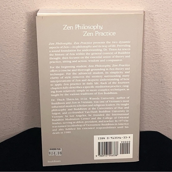Vintage Zen Philosophy Zen Practice Thich Thien An Zen Buddhism​ Enlightenment - Picture 4 of 12